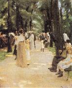 Max Liebermann The Parrot Walk at Amsterdam Zoo china oil painting artist